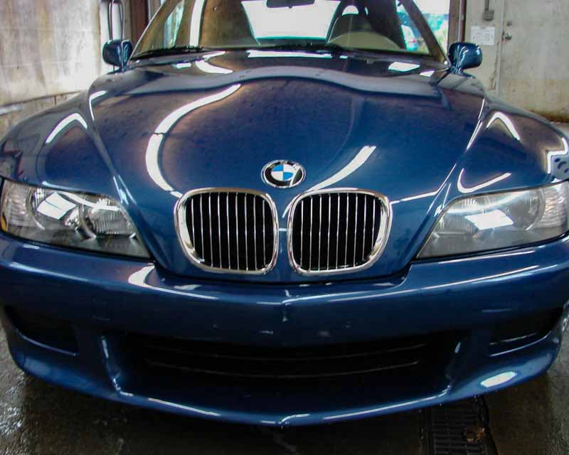 BMW front collision repaired at Diamond Collision Services Inc. in Avon, IN.